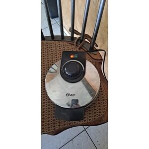Oster Waffle Maker Oster Belgian with temp control non-stick 8" plates, Tested